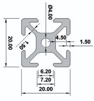 20x20 T Profile