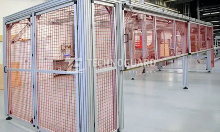 Aluminum Extrusion Mesh Guarding